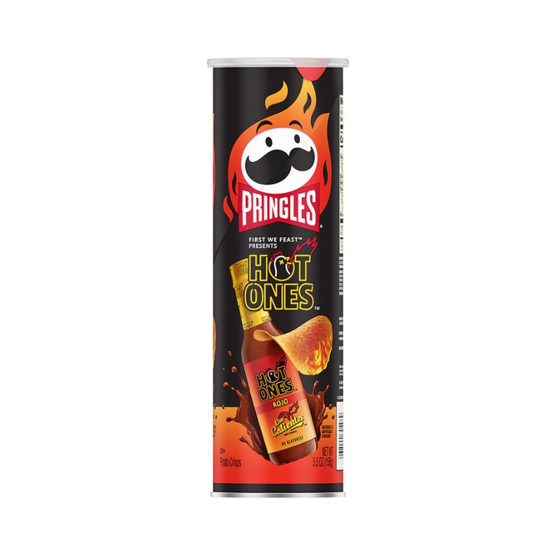 Pringles Hot Ones Rojo 158g